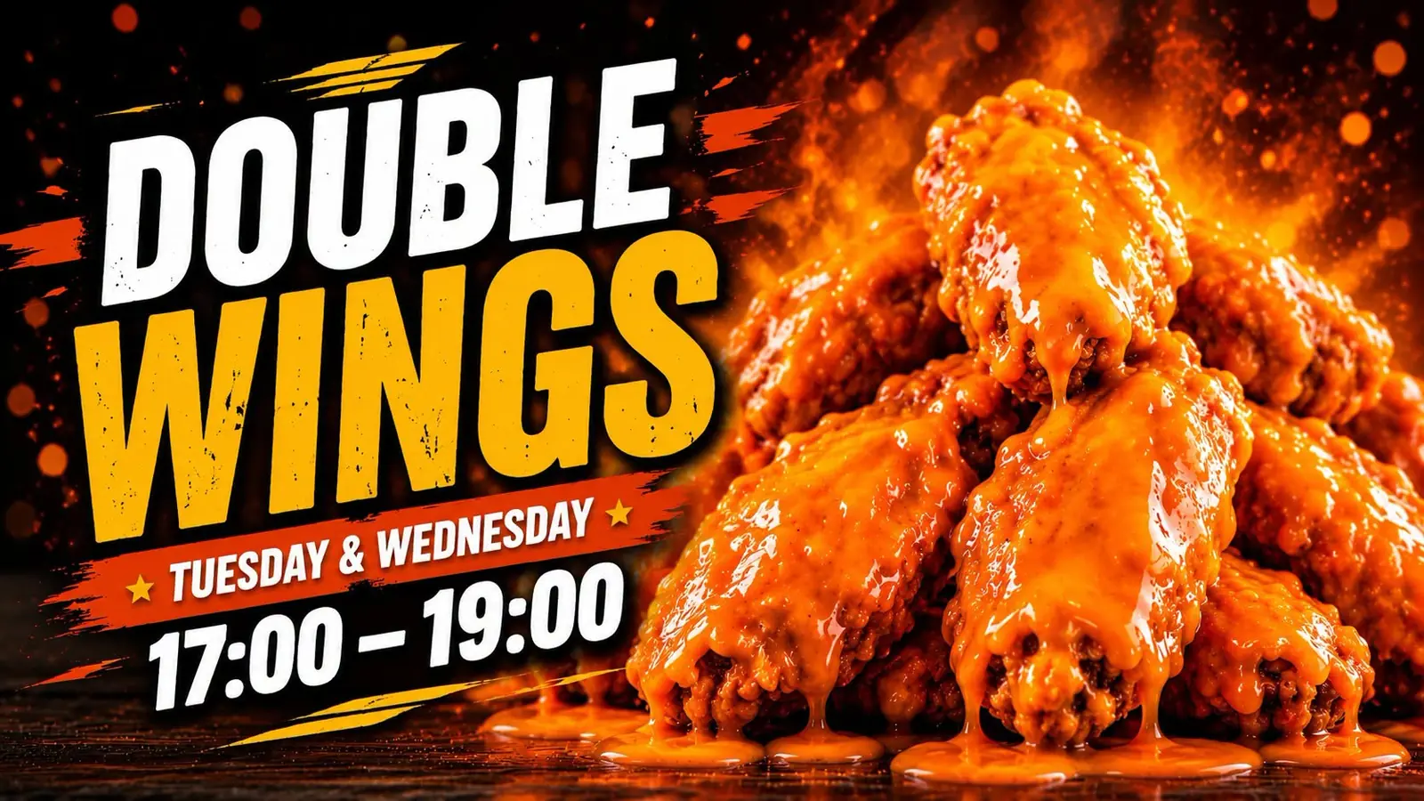 You are currently viewing Double Wings Tuesdays & Wednesdays in Torrevieja